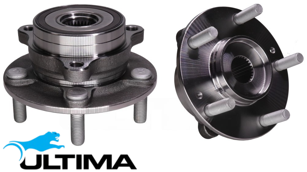2 X ULTIMA FRONT WHEEL HUB AND BEARING ASSEMBLY TO SUIT HYUNDAI ELANTRA AD G4NA G4FJ 1.6L 2.0L I4