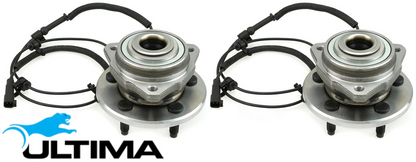 2 X ULTIMA FRONT WHEEL HUB AND BEARING ASSEMBLY TO SUIT JEEP CHEROKEE KK EKG 3.7L V6