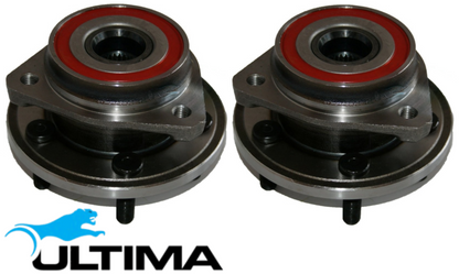 2 X ULTIMA FRONT WHEEL HUB AND BEARING ASSEMBLY TO SUIT JEEP WRANGLER TJ ERH 4.0L I6 FROM 02/2000