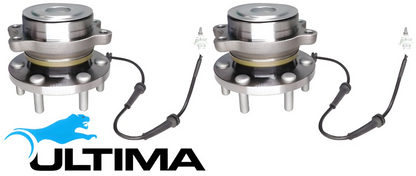 2 X ULTIMA FRONT WHEEL HUB AND BEARING ASSEMBLY TO SUIT NISSAN NAVARA CPGD22 APGD22 YD25DDT 2.5L I4
