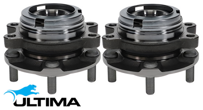 2 X ULTIMA FRONT WHEEL HUB AND BEARING ASSEMBLY TO SUIT NISSAN ELGRAND E52 VQ35DE 3.5L V6