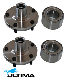 2 X ULTIMA FRONT WHEEL HUB AND BEARING ASSEMBLY TO SUIT TOYOTA VIENTA MCV20R 1MZ-FE 3.0L V6