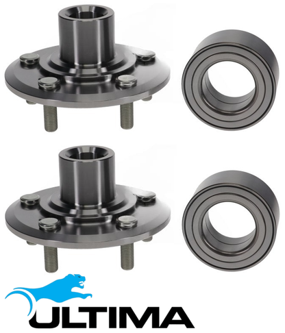 2 X ULTIMA FRONT WHEEL HUB & BEARING ASSEMBLY FOR HONDA ODYSSEY RB K24A K24A6 K24Z2 2.4 I4 SUITS FWD