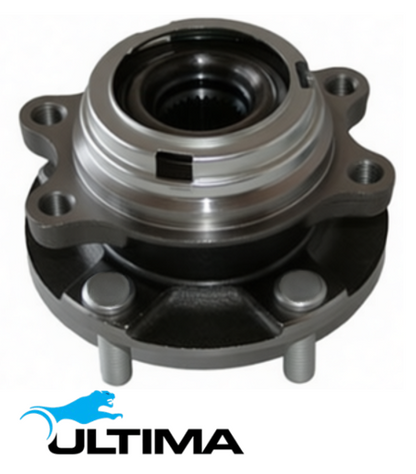 2 X ULTIMA FRONT WHEEL HUB AND BEARING ASSEMBLY TO SUIT NISSAN MURANO Z50 VQ35DE 3.5L V6 SUITS ABS