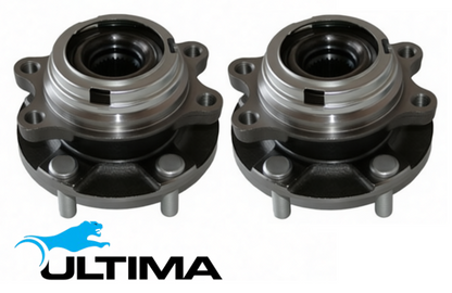 2 X ULTIMA FRONT WHEEL HUB AND BEARING ASSEMBLY TO SUIT NISSAN MURANO Z50 VQ35DE 3.5L V6 SUITS ABS