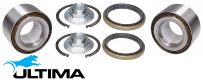 2 X ULTIMA REAR WHEEL BEARING KIT FOR TOYOTA HILUX KUN16R 1KD-FTV TURBO DIESEL 3.0 I4 SUITS RWD ONLY