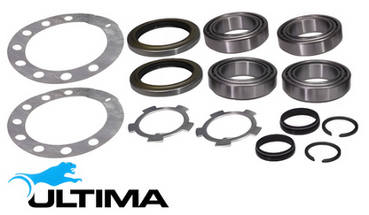 2 X ULTIMA REAR WHEEL BEARING KIT TO SUIT TOYOTA LANDCRUISER VDJ78R 1VD-FTV 4.5L V8 EXCEPT LX MODEL
