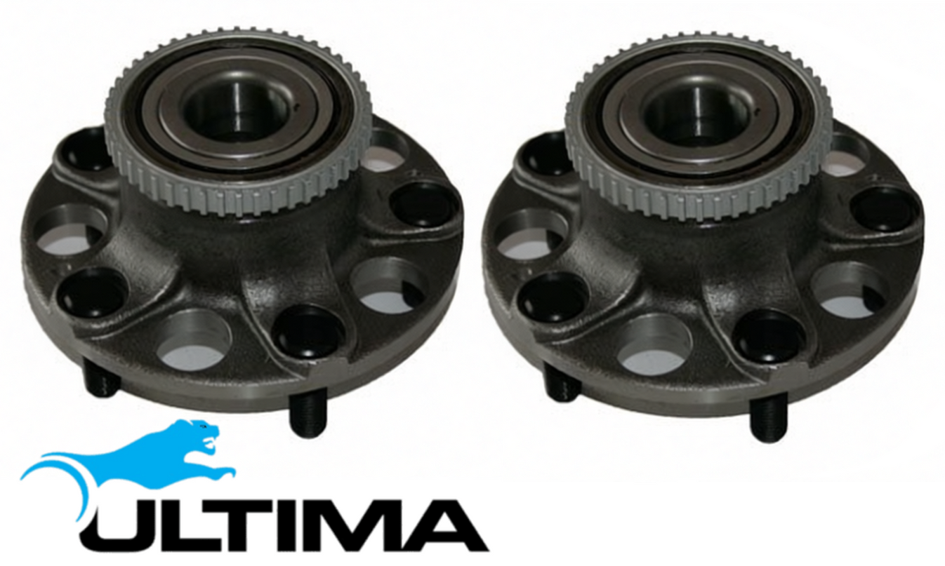 2 X REAR WHEEL HUB AND BEARING ASSY TO SUIT HONDA ACCORD CL CM F20B K20A H22A H23A 2.0L 2.2L 2.3L I4