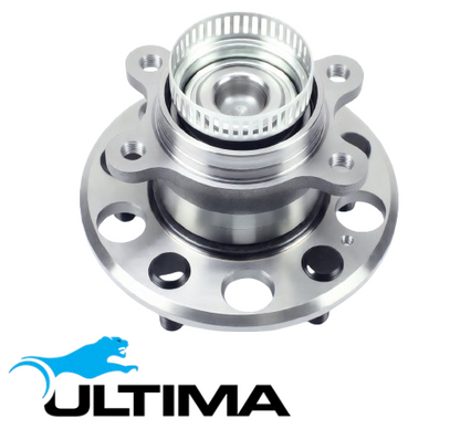 2 X ULTIMA REAR WHEEL HUB AND BEARING ASSEMBLY TO SUIT HYUNDAI I30 FD G4GC G4FC 1.6L 2.0L I4 ABS