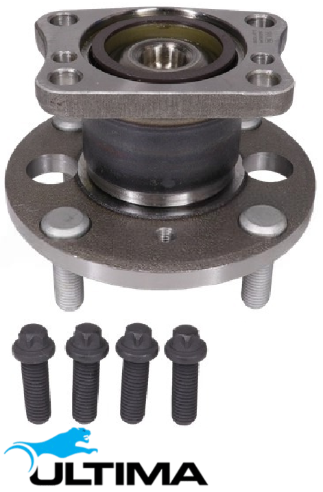 2 X ULTIMA REAR WHEEL HUB AND BEARING ASSEMBLY TO SUIT FORD FIESTA WZ M1JE 1.0L I3
