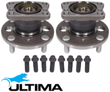 2 X ULTIMA REAR WHEEL HUB AND BEARING ASSEMBLY TO SUIT FORD FIESTA WZ M1JE 1.0L I3