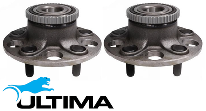 2 X ULTIMA REAR WHEEL HUB & BEARING ASSEMBLY TO SUIT HONDA INTEGRA DC K20A3 2.0L I4 ABS FROM 10/2004