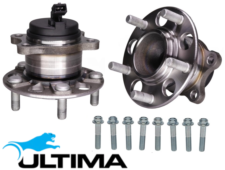 2 X ULTIMA REAR WHEEL HUB AND BEARING ASSEMBLY TO SUIT HYUNDAI I30 PD PDE G4FG G4LG 1.5L 1.6L I4
