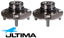 2 X ULTIMA REAR WHEEL HUB AND BEARING ASSEMBLY FOR HYUNDAI G4EA G4GF G4GM 1.3 2.0 1.8 I4 WITHOUT ABS