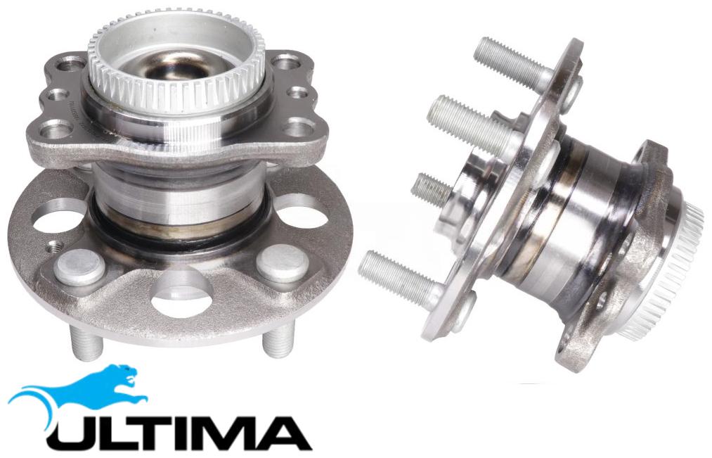2 X ULTIMA REAR WHEEL HUB AND BEARING ASSEMBLY FOR KIA RIO UB G4FA G4FD D4FC 1.4 1.6 I4 W/ 25 SPLINE
