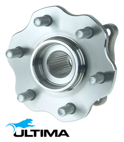 2 X ULTIMA REAR WHEEL HUB AND BEARING ASSEMBLY TO SUIT NISSAN PATHFINDER R51 YD25DDTI 2.5L I4
