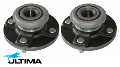 2 X ULTIMA REAR WHEEL HUB & BEARING ASSEMBLY TO SUIT NISSAN PULSAR N16 QG18DE 1.8L I4 HATCHBACK ONLY