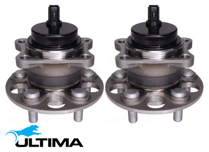 2 X ULTIMA REAR WHEEL HUB & BEARING ASSEMBLY TO SUIT TOYOTA PRIUS ZVW52R 2ZR-FXE 1.8L I4 PRIME MODEL