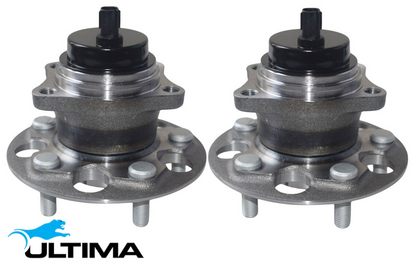 2 X ULTIMA REAR WHEEL HUB & BEARING ASSY FOR TOYOTA RAV4 MXAA52R M20A-FKS 2.0L I4 CRUISER, GX & GXL
