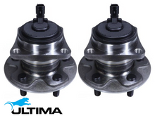 2 X ULTIMA REAR WHEEL HUB AND BEARING ASSEMBLY TO SUIT TOYOTA COROLLA ZRE172R 2ZR-FE 1.8 I4 ABS ONLY