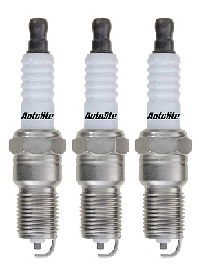 SET OF 3 AUTOLITE SPARK PLUGS TO SUIT NISSAN MICRA K13 HR12DE 1.2L I3
