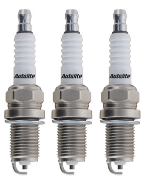 SET OF 3 AUTOLITE SPARK PLUGS TO SUIT DAIHATSU SIRION M100S EJ-DE 1.0L I3