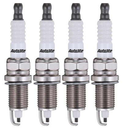 SET OF 4 AUTOLITE SPARK PLUGS TO SUIT NISSAN NAVARA D21 Z24 2.4L I4 FROM 07/1987