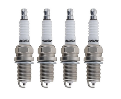 SET OF 4 AUTOLITE SPARK PLUGS TO SUIT VOLKSWAGEN GOLF MK.2 RV JH 1.8L I4