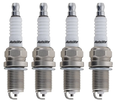 SET OF 4 AUTOLITE SPARK PLUGS TO SUIT NISSAN Z24 2.4L I4