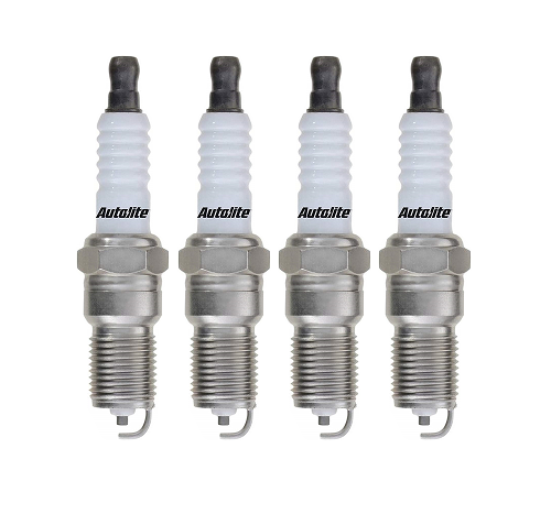 SET OF 4 AUTOLITE SPARK PLUGS TO SUIT NISSAN Z24 2.4L I4