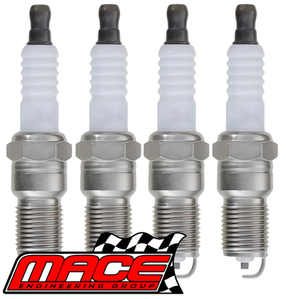 SET OF 4 MACE SPARK PLUGS TO SUIT SUBARU IMPREZA GC GF GM GD GG EJ20G EJ207 EJ205 TURBO 2.0L F4
