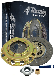 4TERRAIN HEAVY DUTY CLUTCH KIT TO SUIT NISSAN NAVARA D22 YD25DDT TURBO DIESEL 2.5L I4