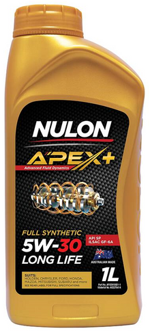 NULON APEX+ 1 LITRE FULL SYNTHETIC 5W-30 LONG LIFE ENGINE OIL