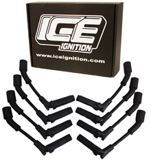 ICE 9MM PRO 100 SERIES IGNITION LEADS TO SUIT HSV CLUBSPORT VZ VE VF LS2 LS3 6.0L 6.2L V8