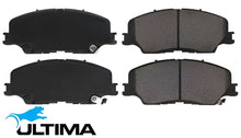 ULTIMA FRONT SEMI-METALLIC BRAKE PAD SET TO SUIT ISUZU MU-X RJ 4JJ3-TCX TURBO DIESEL 3.0L I4