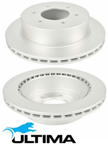 ULTIMA REAR VENTED DISC BRAKE ROTORS TO SUIT FORD RANGER PY T6.2 YN2S 2.0 I4 FOR MFE6 & MFF6 CHASSIS