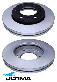 ULTIMA FRONT VENTED DISC BRAKE ROTOR SET TO SUIT LDV G10 SV EH1SF EH1SG EH1SH SC20M163 2.0L I4