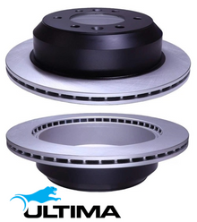 ULTIMA REAR VENTED DISC BRAKE ROTORS TO SUIT LDV G10 SV7A SV7C 4G69S4N 20L4E 2.0L 2.4L I4 OD 324MM