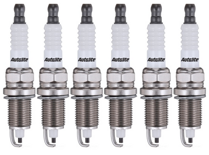 SET OF 6 AUTOLITE SPARK PLUGS TO SUIT FORD TELSTAR AX AY KL 2.5L V6