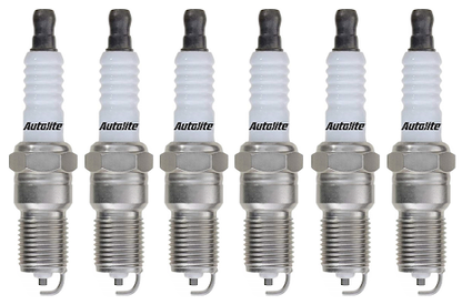 SET OF 6 AUTOLITE SPARK PLUGS TO SUIT AUDI A4 B5 B6 ABC ACK AGA APR APS BDV 2.4L 2.6L 2.8L V6