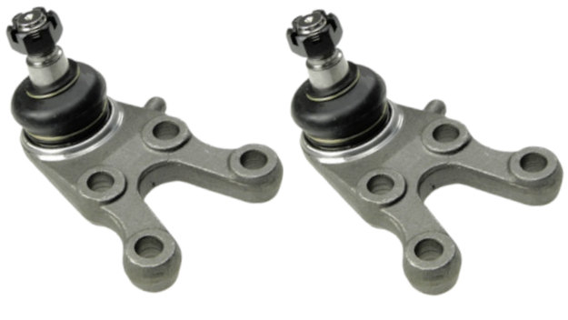 PAIR OF FRONT LOWER BALL JOINTS TO SUIT MITSUBISHI DELICA PD PE PF 4M40T 2.8L I4 TILL 12/2005