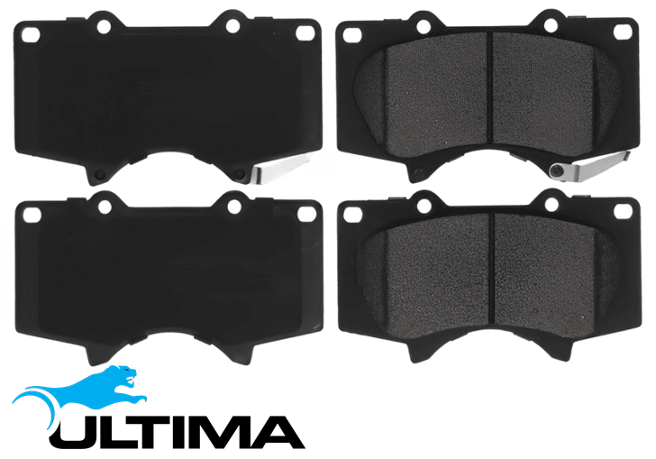 ULTIMA FRONT BRAKE PAD SET TO SUIT MITSUBISHI PAJERO NS NT NW NX 4M41T TURBO DIESEL 3.2L I4