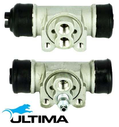 PAIR OF ULTIMA REAR WHEEL CYLINDERS TO SUIT SUZUKI SIERRA SJ410 SJ413 F10A G13A 1.0L 1.3L I4 TILL 03/1988