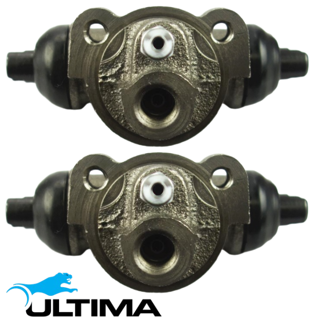 PAIR OF ULTIMA REAR WHEEL CYLINDERS TO SUIT NISSAN PULSAR N16 QG16DE QG18DE 1.6L 1.8L I4 SUITS SEDAN ONLY