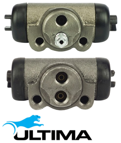 PAIR OF ULTIMA REAR WHEEL CYLINDERS TO SUIT MITSUBISHI TRITON ME MF MG MH MJ 4G54 4D56 4D56T TURBO DIESEL 2.5L 2.6L I4 SUITS 4WD