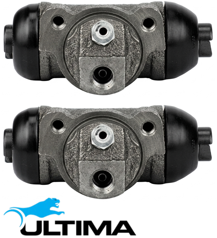 PAIR OF ULTIMA REAR WHEEL CYLINDERS TO SUIT HOLDEN RODEO TF 4JH1-T 4JB1-T 2.8L 3.0L I4 SUITS 4WD