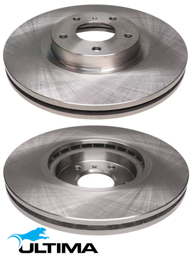 ULTIMA FRONT VENTED DISC BRAKE ROTORS FOR NISSAN SKYLINE V36 VQ25HR VQ35HR VQ37VHR 2.5L 3.5L 3.7L V6