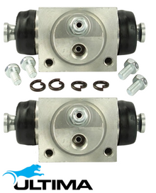 PAIR OF ULTIMA REAR WHEEL CYLINDERS TO SUIT TOYOTA HILUX GGN25R GGN125R 1GR-FE 4.0L V6