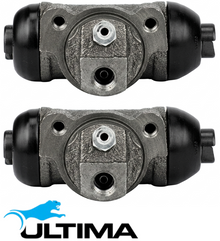 PAIR OF ULTIMA REAR WHEEL CYLINDERS TO SUIT HOLDEN RODEO TF 6VD1 3.2L V6