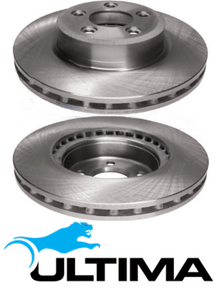 ULTIMA FRONT DISC BRAKE ROTOR SET TO SUIT FORD LTD BF BARRA 230 5.4L V8